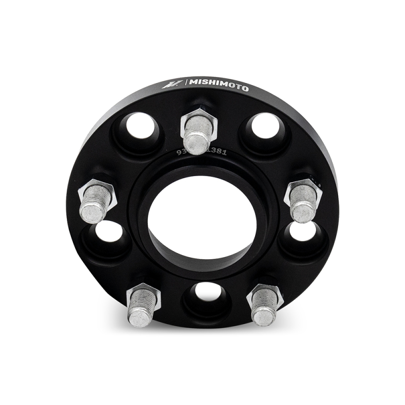 Mishimoto 5x114.3 Wheel Spacers for Ford Mustang 2015+ – Black Anodized, Forged Aluminum Construction - Image 6