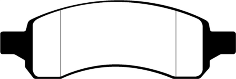 EBC Yellowstuff Front Brake Pads for 2007 GMC Envoy and Similar Models – Part DP41761R - Image 2
