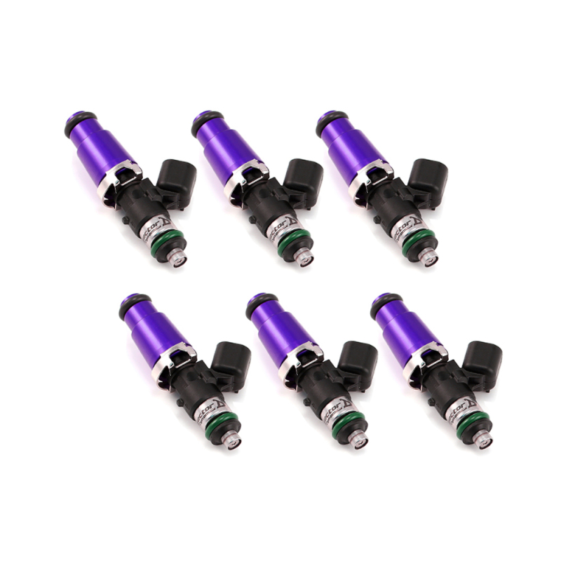 Injector Dynamics 2600-XDS Fuel Injectors – Set of 6, 60mm Length, 14mm Top & Lower O-Rings