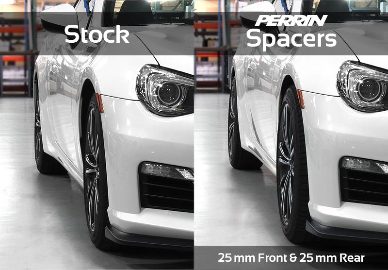 Perrin Performance 25mm Wheel Spacers for Subaru WRX, STI, BRZ, and Toyota GR86 – 5x100 Bolt Pattern, 56mm Hub Bore (Pair) - Image 6