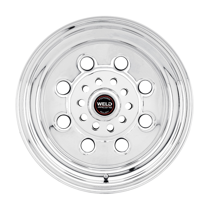 Weld Draglite 15x3.5 inch Polished Aluminum Wheel with 5x4.5 & 5x4.75 Bolt Pattern and 1.375 inch Backspace - Image 4