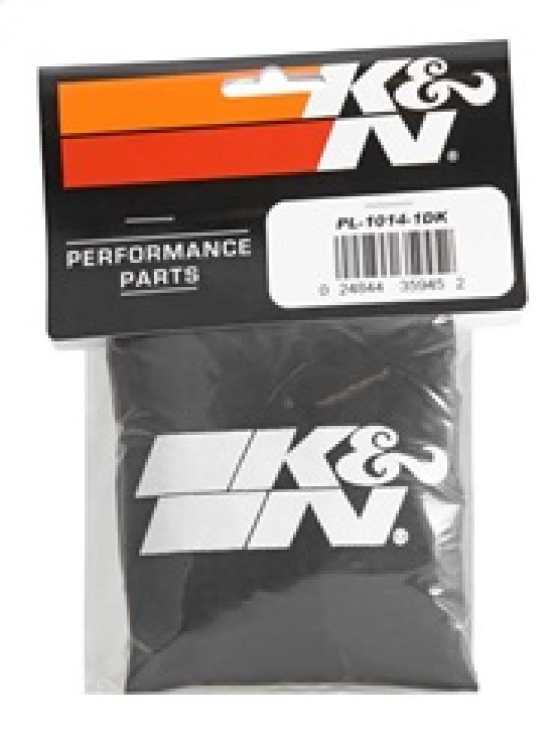 K&N Engineering PL-1014-1DK Polaris Black Round Drycharger Air Filter Wrap (11.25 x 3 x 3 inches) - Image 5