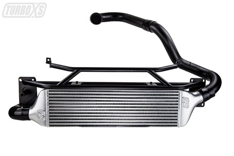 Turbo XS Front Mount Intercooler Kit for 2015-2018 Subaru WRX - Wrinkle Black Finish