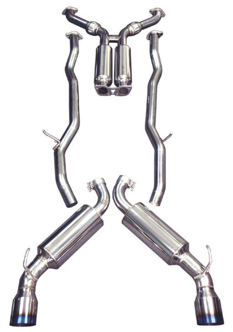Injen SES9001TT Ford Focus ST 2013-2017 3-inch Stainless Steel Cat-Back Exhaust System with Burnt Titanium Tips - Image 5
