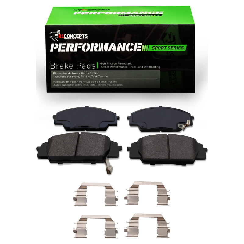 R1 Concepts 2115-0829-01 Performance Sport Brake Pads for 2000-2011 Acura RSX Front