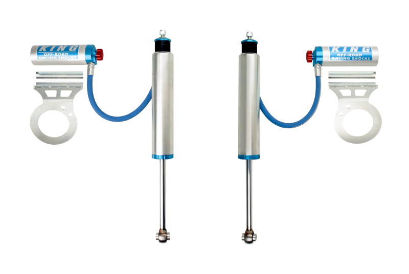 King Shocks 2014+ Ram 2500 4WD Front 2.5-Inch Diameter Piggy Hose Shock with Adjuster – Performance Suspension Upgrade