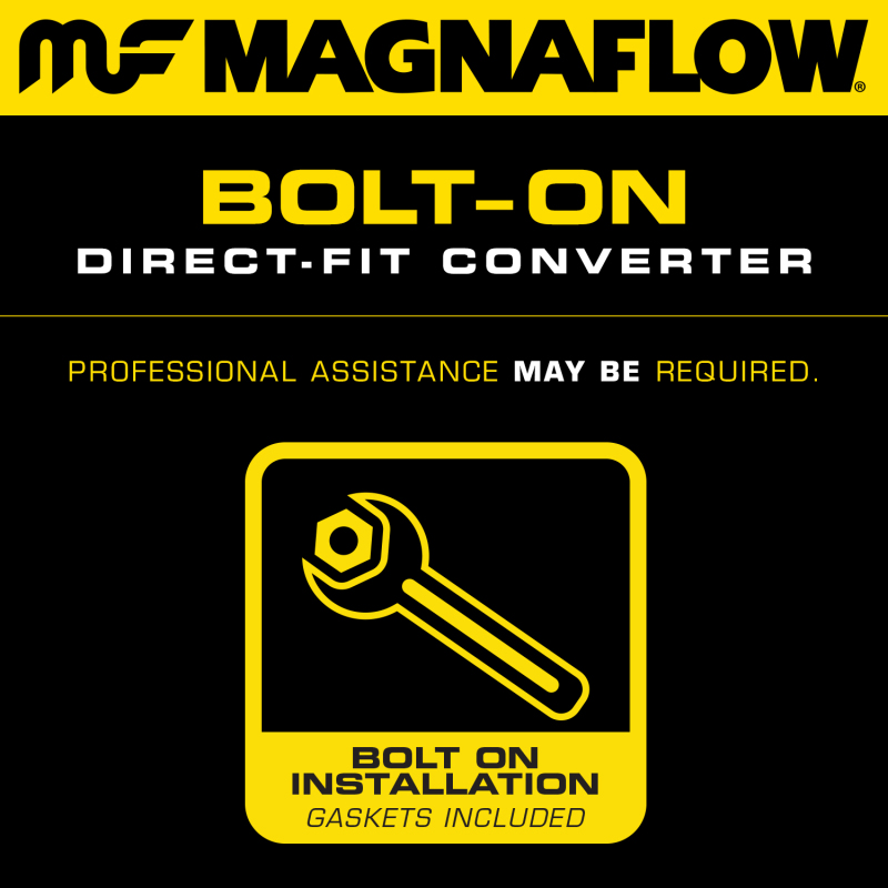 MagnaFlow Direct-Fit Catalytic Converter Part 49973 for 1995-2000 Mercury Mystique and Ford Contour 2.5L - Image 2