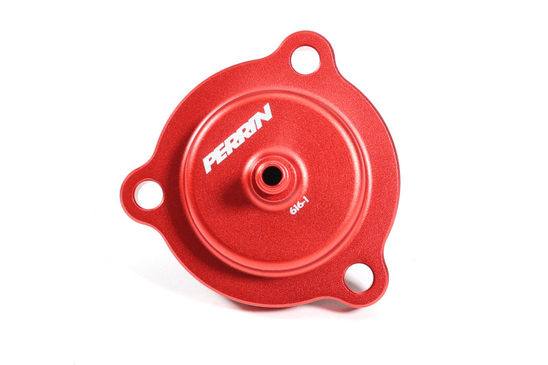 Perrin Performance Red Diverter Valve for Subaru WRX, LGT, OBXT, and Ascent (Part Number PSP-TAC-616RD)