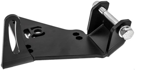 Innovative Mounts H-Series Black Steel H22 Alternator Relocation Bracket for Honda Prelude and Civic - Image 4