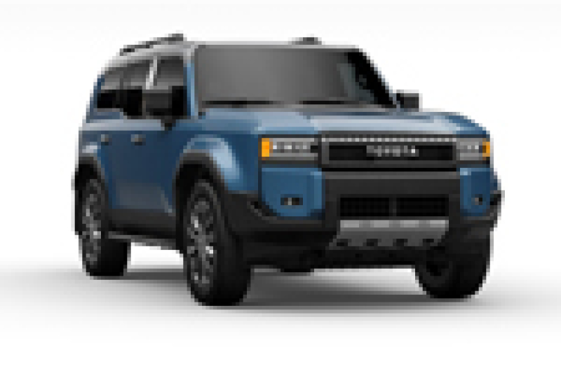 Rally Armor 22-26 Toyota Land Cruiser Black UR Mud Flap with Dark Grey Logo - Image 3