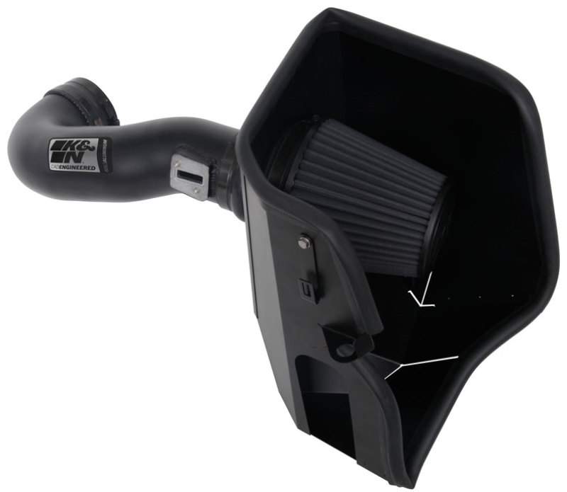K&N Engineering 71-3110 Cold Air Intake System for 2019 Chevrolet Silverado 1500 with 5.3L V8 - Image 2