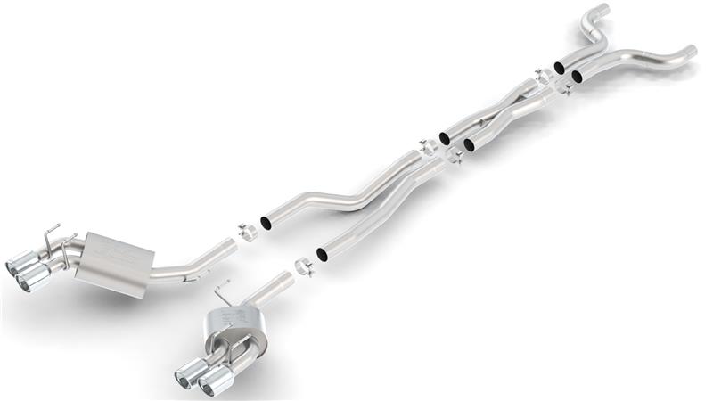Borla ATAK Cat-Back Exhaust System for 2012-2015 Chevrolet Camaro ZL1/SS/1LE 6.2L V8 - Image 8