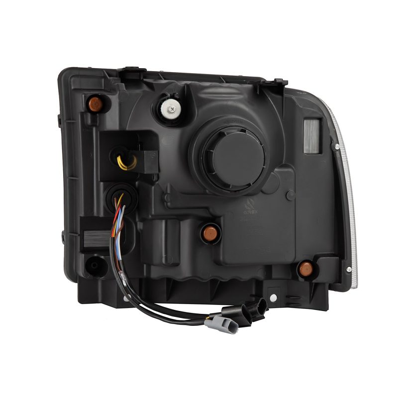 AlphaRex Nova-Series Projector Headlights for 2006-2007 Ford F-250 Super Duty – Black with Sequential Signal and Daytime Running Lights - Image 2