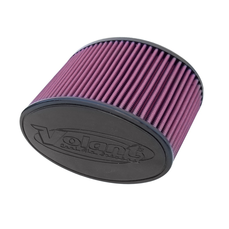 Volant Primo Diesel Air Filter Part #5152 – Heavy-Duty 6.5 x 9.5 Inch Oval Filter with 6-Inch Flange for Severe Duty Trucks