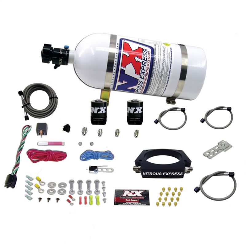 Nitrous Express GM LS 102mm Nitrous Plate Kit (50-400HP) with 10lb Bottle