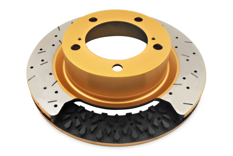 DBA 42716XS 4000 Series Front Drilled & Slotted Rotor for Toyota Tacoma & Lexus GX470 - Image 5
