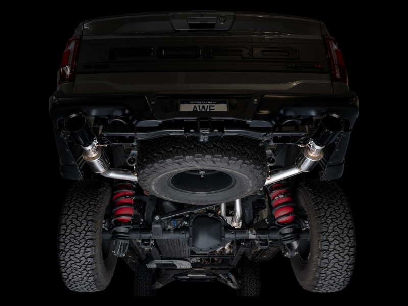 AWE Tuning Gen 3 Raptor R SwitchPath Exhaust with Diamond Black Tips - 5.2L V8 Performance Upgrade - Image 3