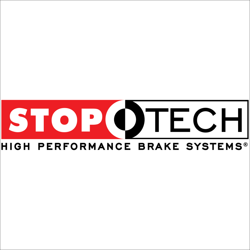 StopTech Select Sport Rear Left Rotor for 2005-2014 Ford Mustang GT - Drilled and Slotted Performance Brake Disc - Image 5