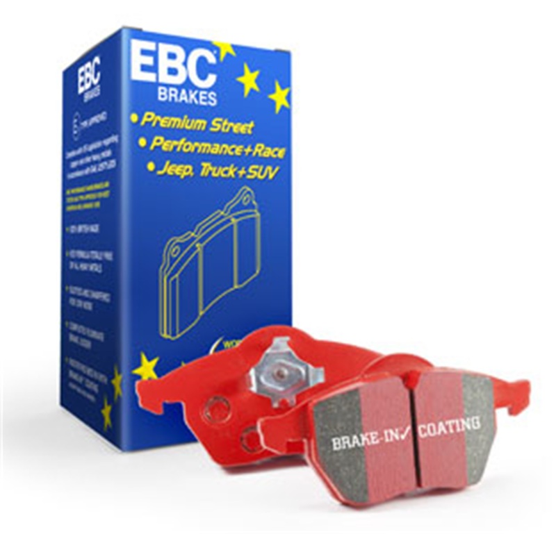 EBC Redstuff Ceramic Low Dust Rear Brake Pads for 2009-2010 Toyota Corolla and Pontiac Vibe - Image 7