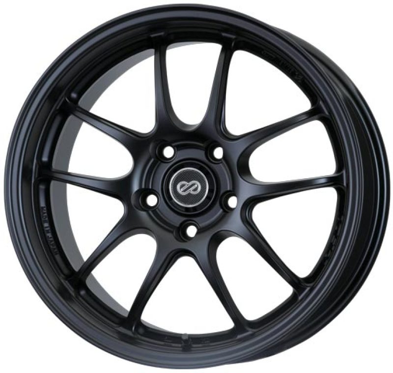 Enkei PF01 18x10.5 Inch Black Wheel with 5x114.3 Bolt Pattern and 15mm Offset