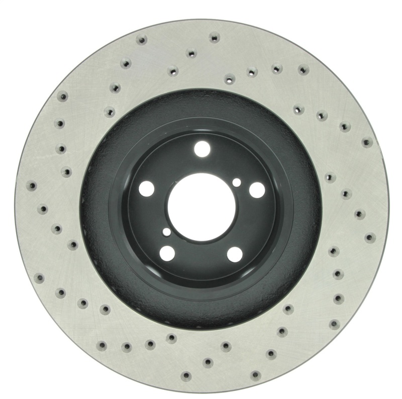 StopTech 128.47018L Drilled Sport Rotor for Subaru Impreza and Legacy - Image 4