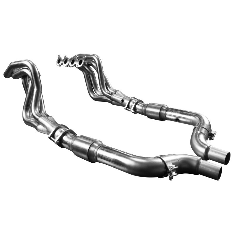 Kooks Headers 1151H631 Stainless Steel Headers for 2015-2023 Ford Mustang 5.0L 4V with Green Catted Connection Pipes