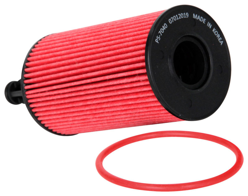 K&N Engineering HP-7040 Cartridge Oil Filter for Mercedes-Benz C300, C350, and GLK350