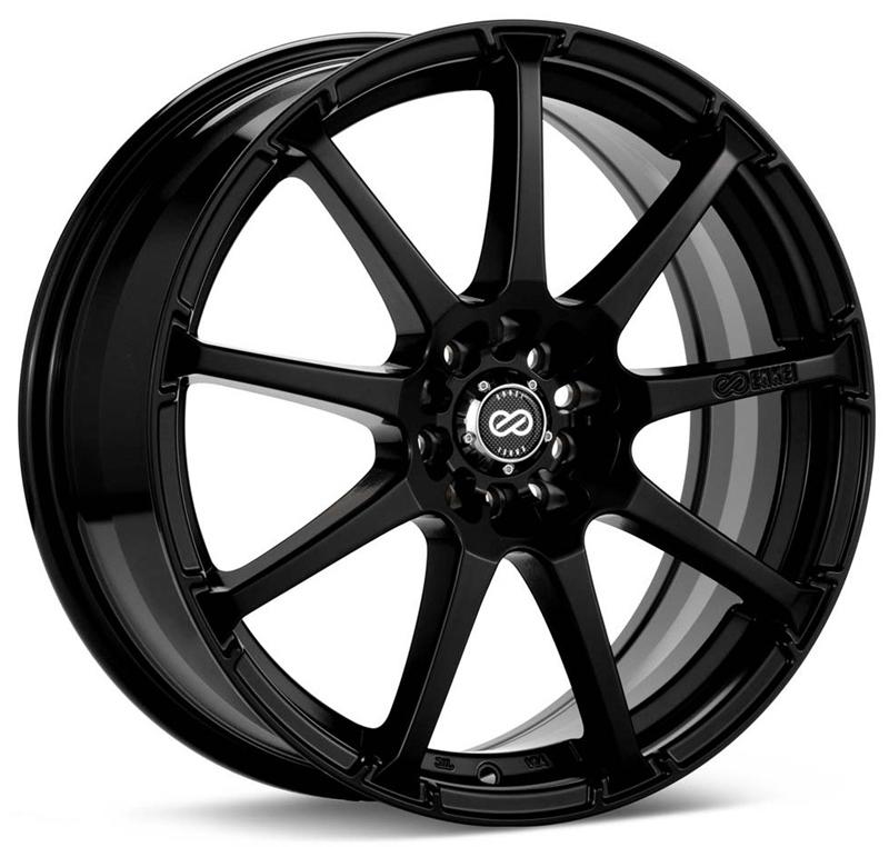 Enkei EDR9 18x7.5 Inch Black Alloy Wheel Part Number 441-875-0238BK - Image 2