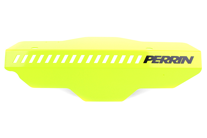 Perrin Performance Neon Yellow Pulley Cover for Subaru WRX, STI, and Impreza (2002-2014 WRX, 2004-2021 STI, 2008-2011 Impreza) - Part Number PSP-ENG-150NY - Image 3