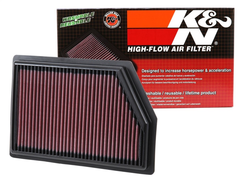 K&N Replacement Panel Air Filter for 2014 Jeep Cherokee 2.4L/3.2L - High-Flow, Washable & Reusable - Image 5