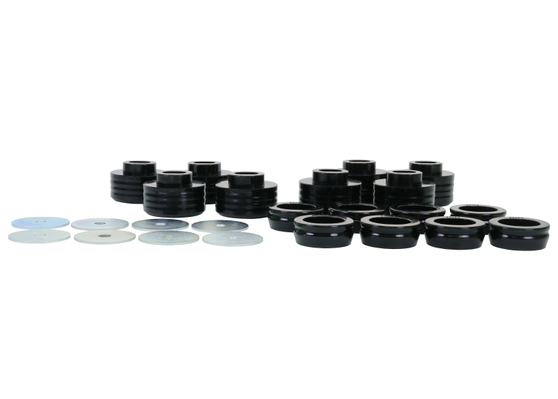 Whiteline W93567 Body Mount Bushing Set for 2010 GMC Sierra and Chevrolet Silverado Heavy Duty Trucks - Image 2