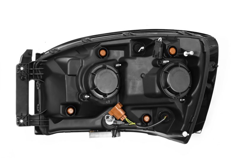 AlphaRex 06-08 Dodge Ram 1500HD PRO-Series Projector Headlights Plank Style Chrome with Sequential Signal and DRL - Image 3