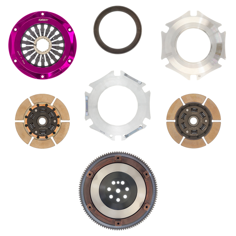 Exedy Hyper Twin Cerametallic Clutch Kit for Mitsubishi Lancer Evolution (Part #MM022HD) - Image 5