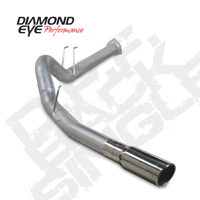 Diamond Eye Performance 4-inch DPF Back Single Exhaust Kit for 2011-2014 Ford 6.7L PowerStroke F250/F350 - Image 2