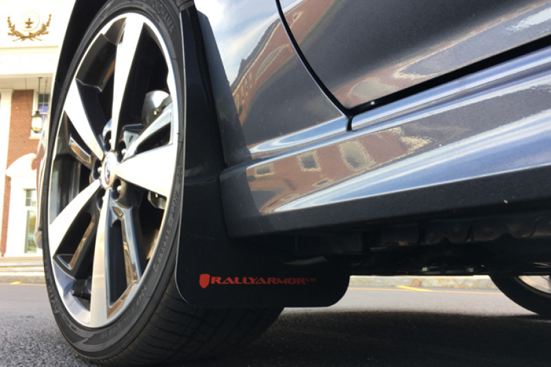 Rally Armor 17-23 Subaru Impreza 4D/5D Black UR Mud Flap with Red Logo – Durable Polyurethane Protection - Image 5