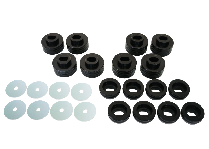 Whiteline W93567 Body Mount Bushing Set for 2010 GMC Sierra and Chevrolet Silverado Heavy Duty Trucks - Image 3