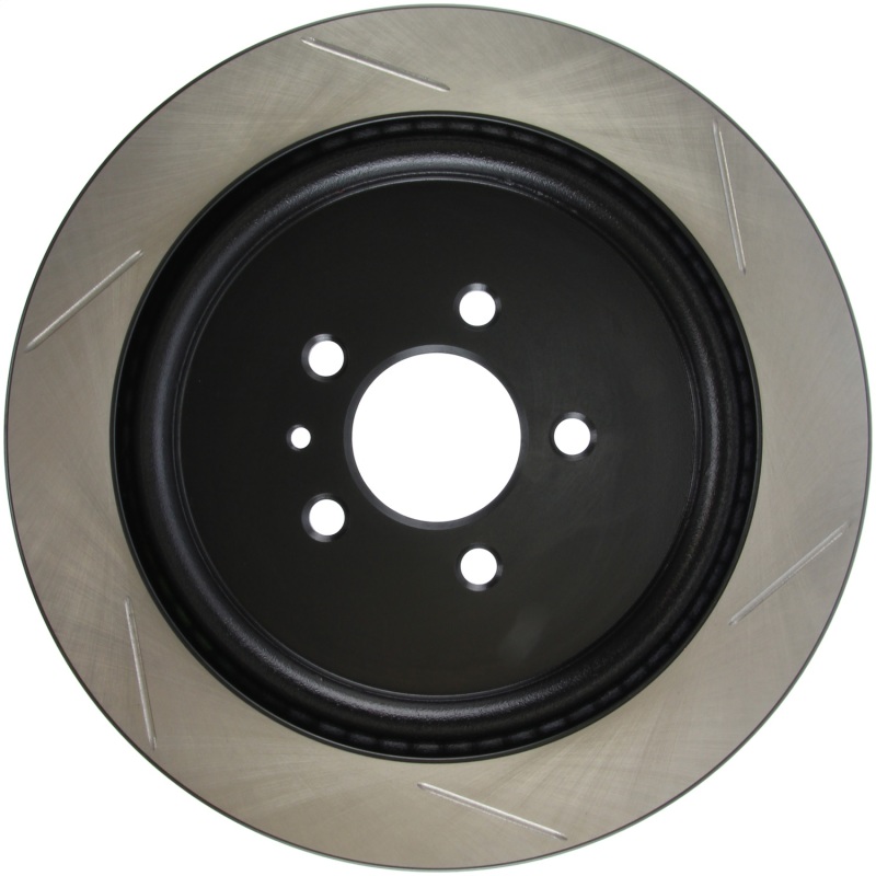 StopTech Premium High Carbon 13-14 Ford Mustang/Shelby GT500 Right Rear Disc Slotted Brake Rotor - Image 3