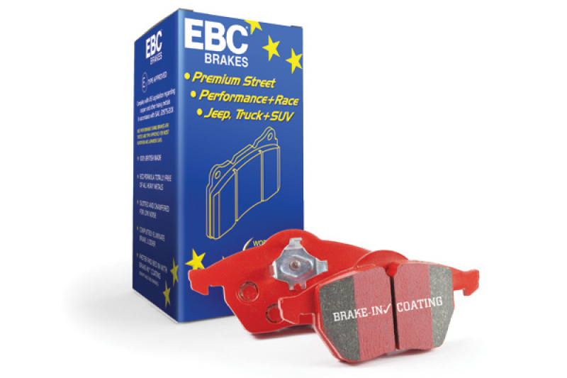 EBC Redstuff Ceramic Low Dust Front Brake Pads for Honda Fit and CR-Z – Part Number DP32041C - Image 2