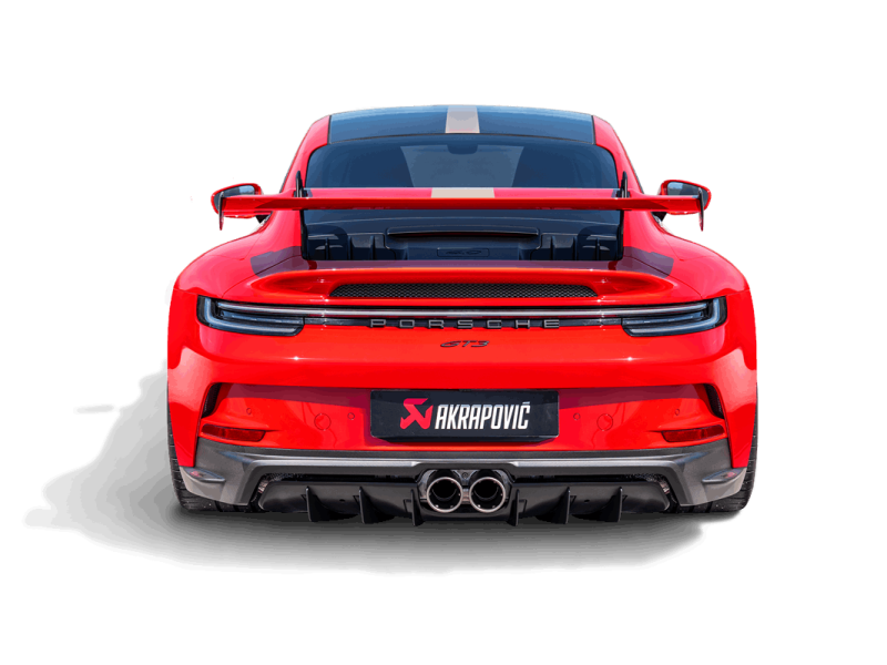Akrapovic Rear Carbon Fiber Diffuser for Porsche 911 GT3 (992) 2021-2022 – Matte Finish