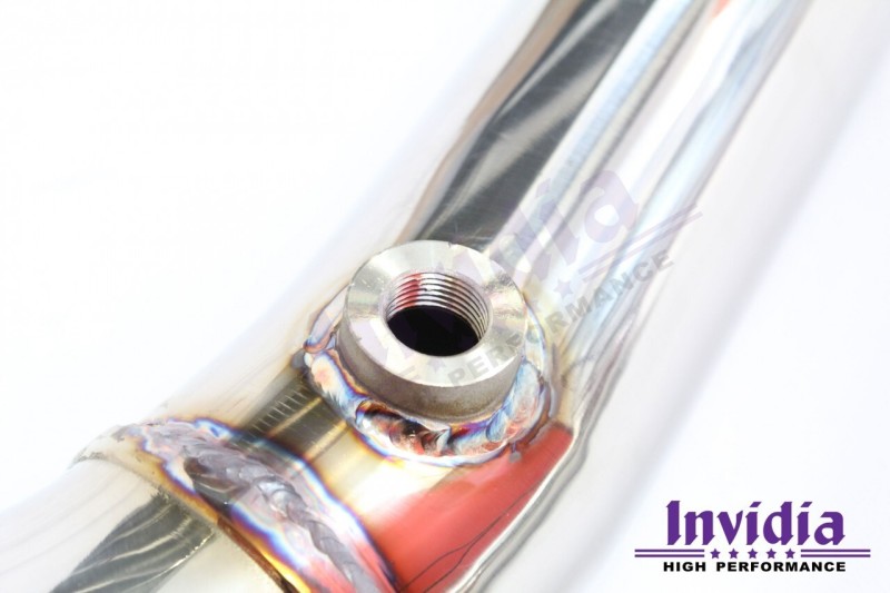 Invidia J-Pipe with High Flow Cat Down Pipe for 2015-2021 Subaru WRX Manual Transmission – Part HS15SWMDOCB - Image 3