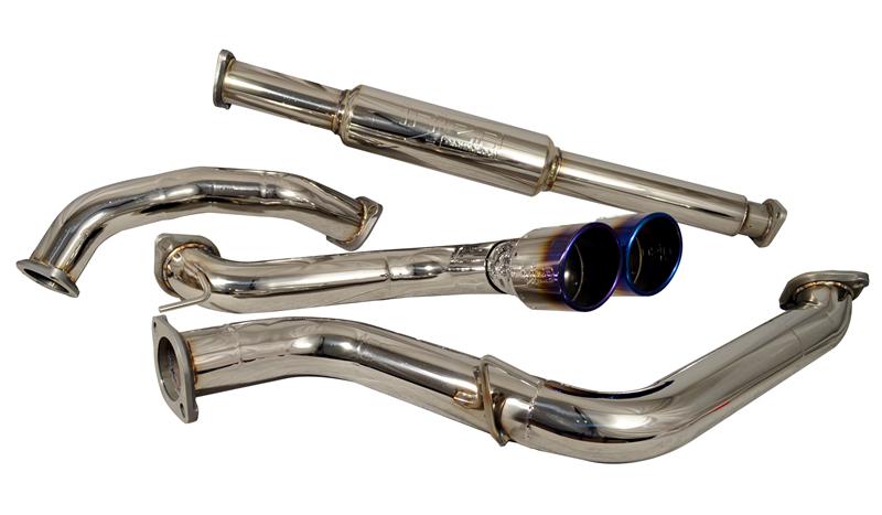 Injen SES9001TT Ford Focus ST 2013-2017 3-inch Stainless Steel Cat-Back Exhaust System with Burnt Titanium Tips - Image 9
