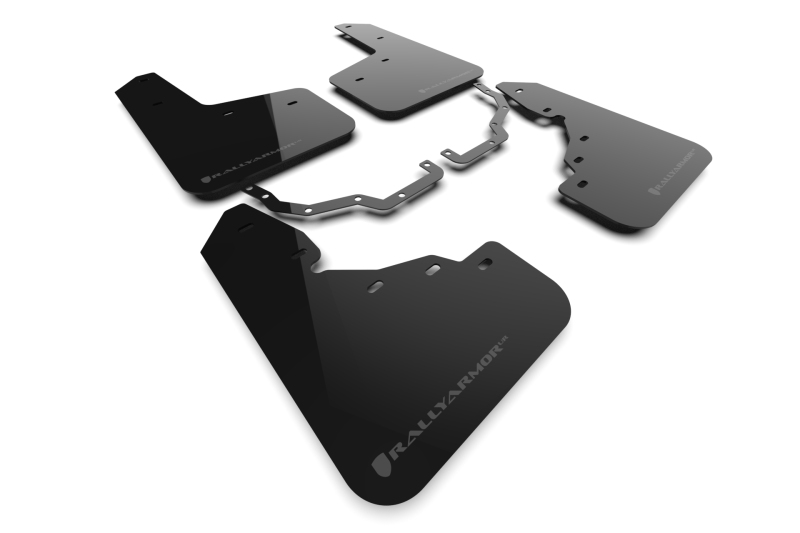 Rally Armor 22-26 Toyota Land Cruiser Black UR Mud Flap with Dark Grey Logo