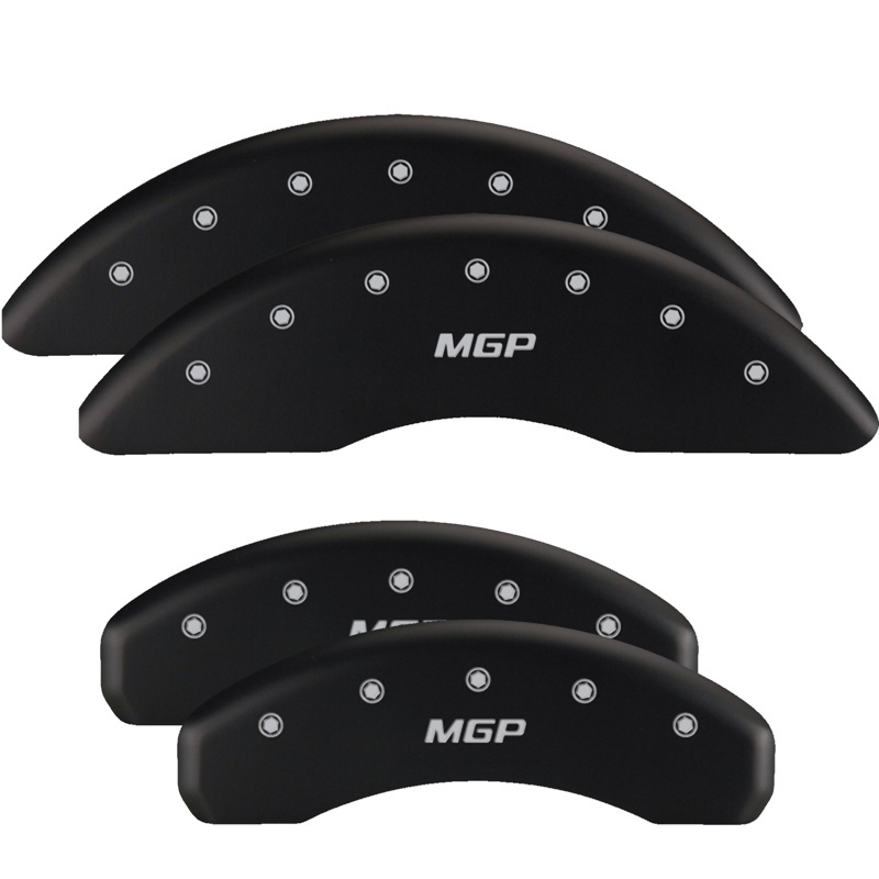 MGP Chevrolet Camaro 2010-2015 Red Aluminum Caliper Covers with Engraved Front and Rear Design - Image 2