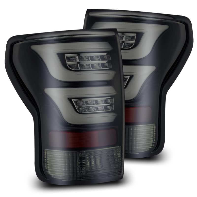 AlphaRex 07-13 Toyota Tundra PRO-Series LED Tail Lights in Jet Black