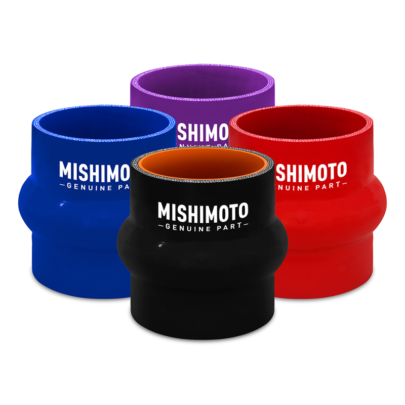 Mishimoto 2.5-inch Black Silicone Hump Hose Coupler for Automotive Intake and Intercooler Piping - Image 3