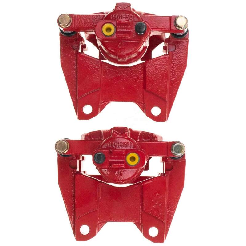 PowerStop S5046EB Powder Coated Red Brake Caliper Pair for Jeep Wrangler JK (07-18) - Image 3