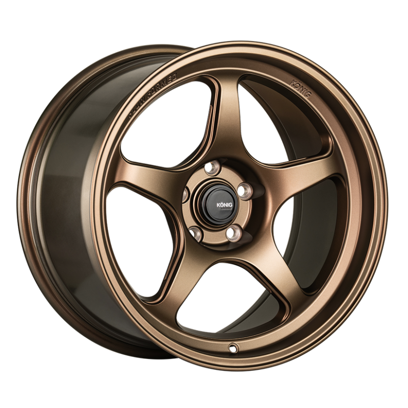 Konig Hyperspec 17x8 Matte Bronze Wheel with 4x100 Bolt Pattern and ET40 Offset (Part #HP87100408)