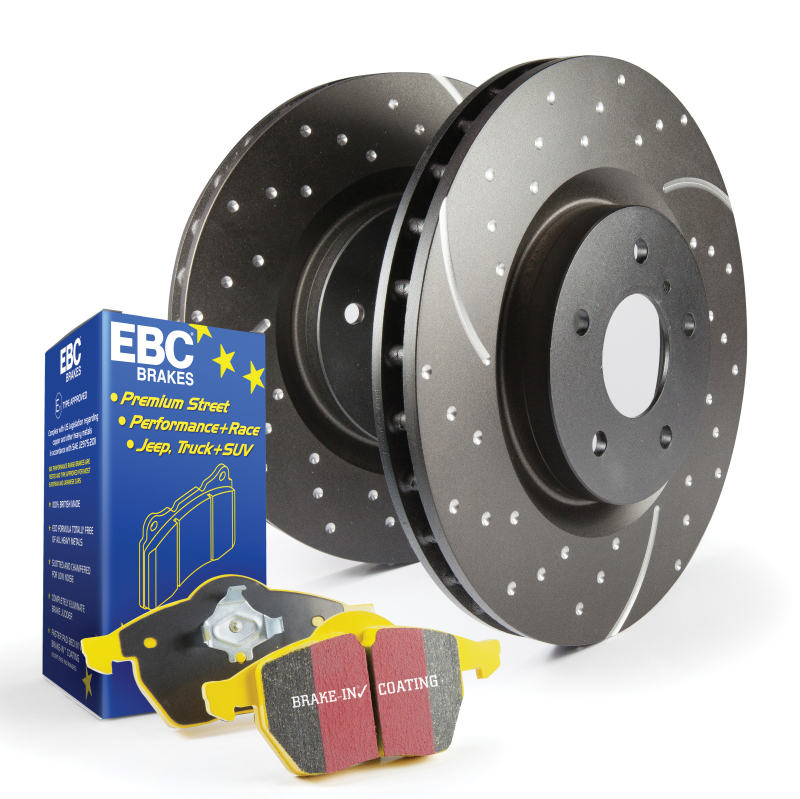 EBC S5 Brake Pad and Rotor Kit for 1993-1996 Nissan 300ZX – High Performance Street Upgrade