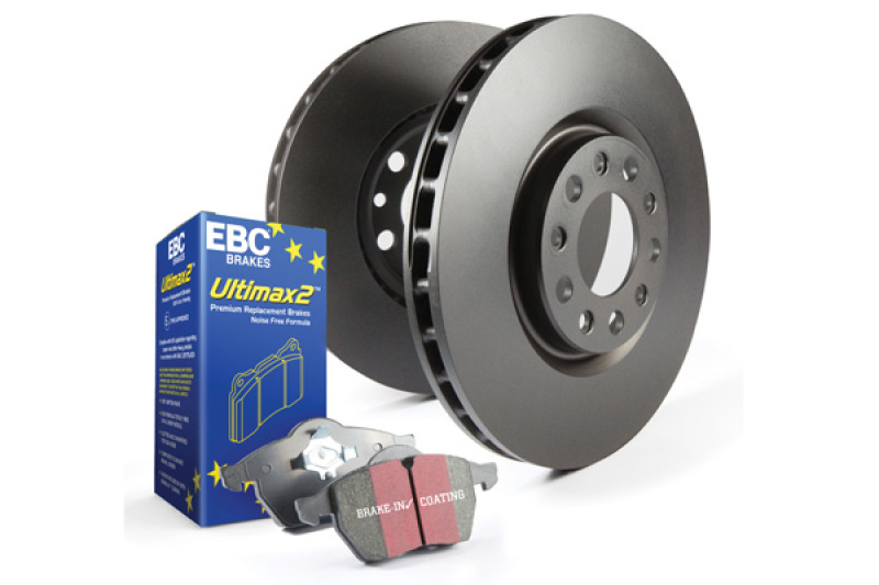 EBC S20 Brake Pad and Rotor Kit for Ford Focus 2013-2018 | Front and Rear Replacement Set - Image 3