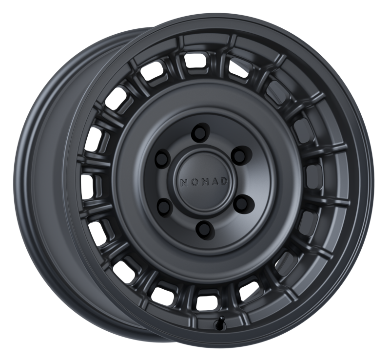 Nomad N502DU Arvo 17x8.5 Inch Dark Gunmetal Wheel - 6x139.7 Bolt Pattern, Zero Offset, 106.1mm Center Bore